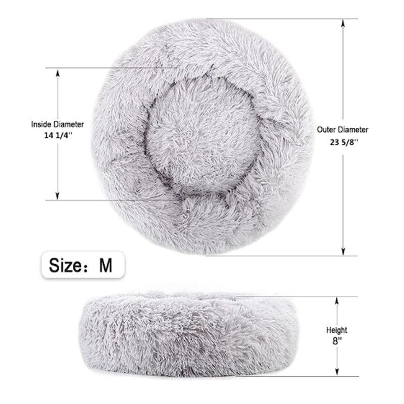 Winter Pet Bed Mat Round for Cats and Small Dogs