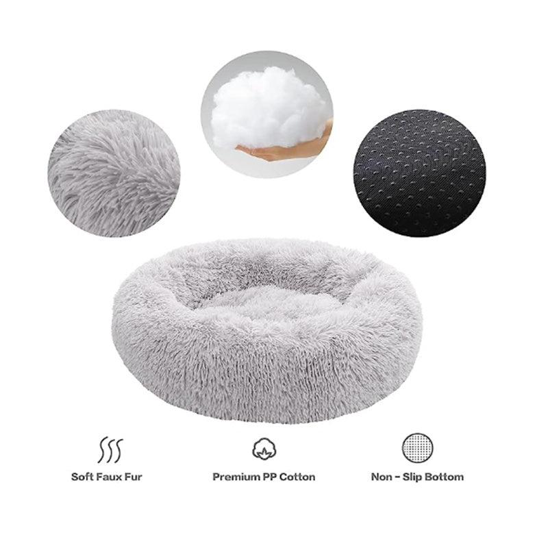 Winter Pet Bed Mat Round for Cats and Small Dogs