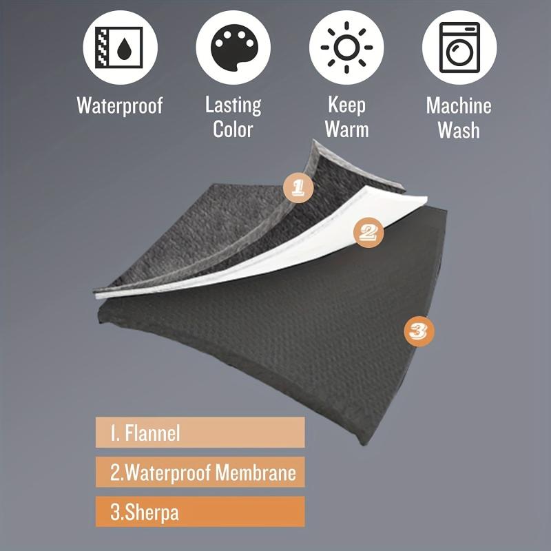 Waterproof Pet Blanket for Bed Couch Sofa Warm Flannel Sleep Dog Cat