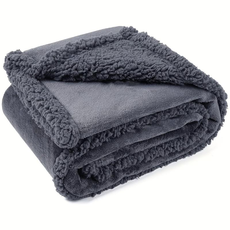 Waterproof Pet Blanket for Bed Couch Sofa Warm Flannel Sleep Dog Cat