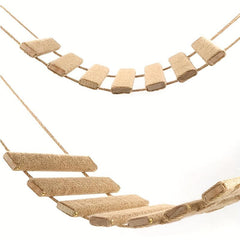 Cat Ladder Bridge Pet Furniture Sisal Soft Ladder Kitten Toy
