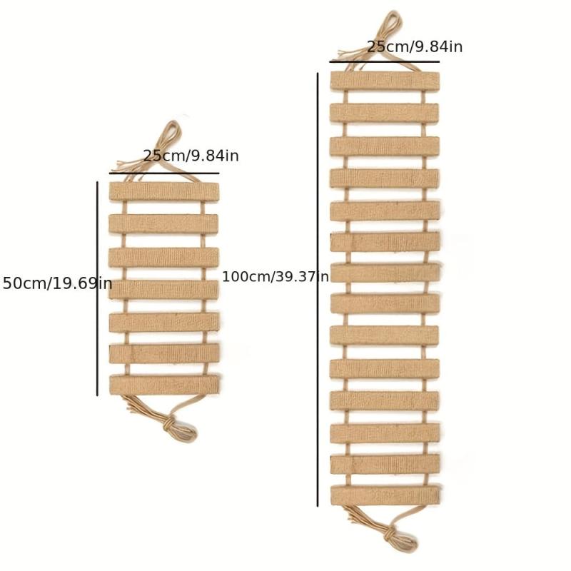 Cat Ladder Bridge Pet Furniture Sisal Soft Ladder Kitten Toy