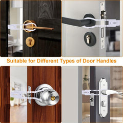 Adjustable Pet Door Latch with Retractable Nails