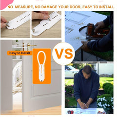 Adjustable Pet Door Latch with Retractable Nails