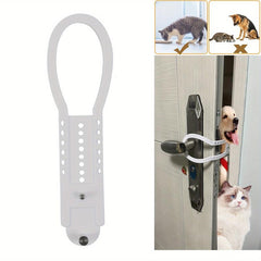 Adjustable Pet Door Latch with Retractable Nails