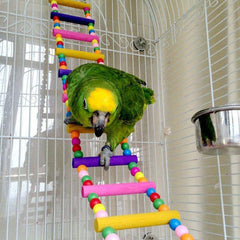 Bird Ladder & Swing Set Chewing Toys for Budgies Cockatiels Other Birds