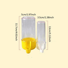2pcs 60ml 100ml Bird Waterer Keep Your Pet Bird Hydrated