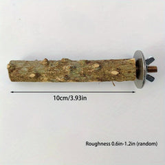 Pepper Wood Bird Station Pole Chewing Toy Cage Accessory