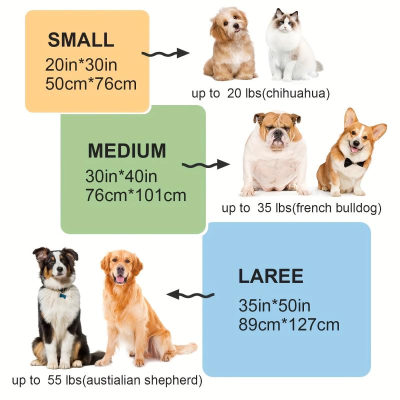 Soft Plush Dog Cage Mat Self-heating Double Sided Dog Blanket