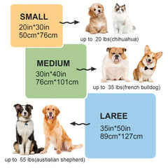 Soft Plush Dog Cage Mat Self-heating Double Sided Dog Blanket