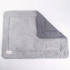 Soft Plush Dog Cage Mat Self-heating Double Sided Dog Blanket