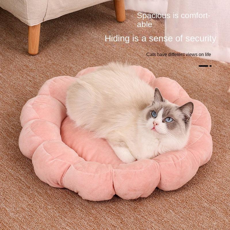 Plush Kitten Beds Adjustable Pet Bed Comfort And Soft Cat Bed