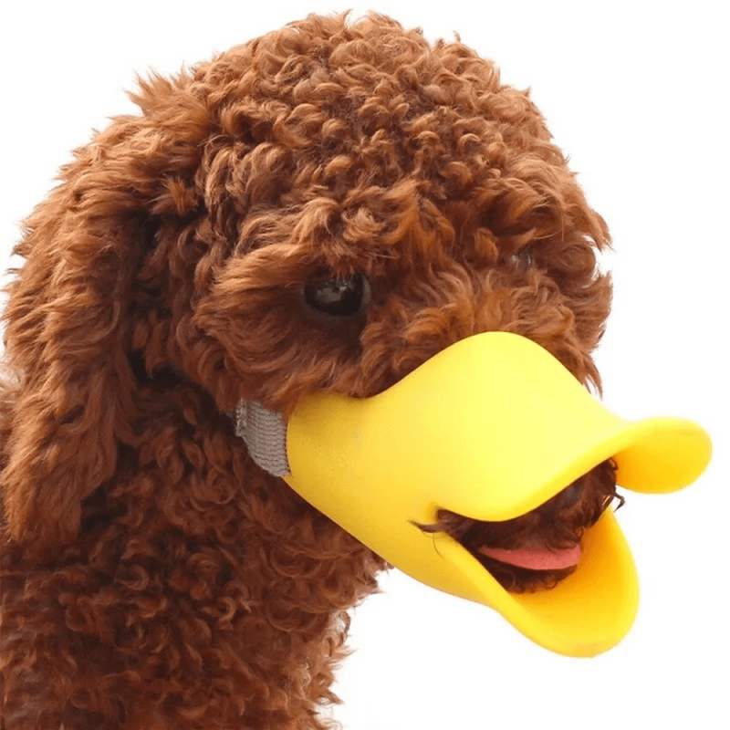 Silicone Dog Muzzle Anti Bite Duck Mask for Small Pets