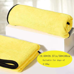 Soft Pet Bath Towels & Dog Blankets - Absorbent for Drying & Snuggling
