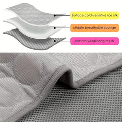 Dog Self Cooling Mat Pet Summer Cooling Pads Chill Cooling Blankets