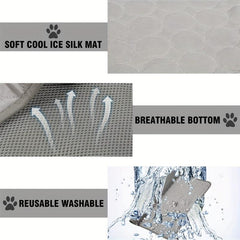 Dog Self Cooling Mat Pet Summer Cooling Pads Chill Cooling Blankets