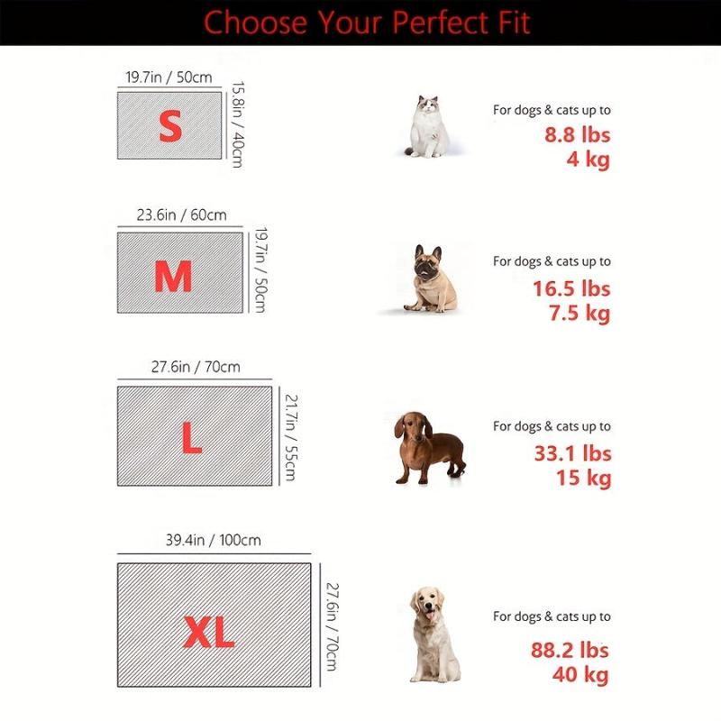 Dog Self Cooling Mat Pet Summer Cooling Pads Chill Cooling Blankets
