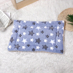 Thick Cartoon Star Pattern Double Layer Pet Cushion Cat Bed