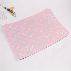 Pet Pads Paw Pattern Dog Bed Washable Mat For Small Dogs