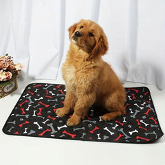 Pet Pads Paw Pattern Dog Bed Washable Mat For Small Dogs