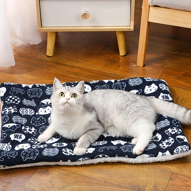 Pet Sleeping Mat Thickened Autumn Winter Warm Floor Pad Dog Universal Blanket