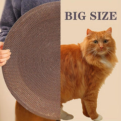 Durable Round Cat Scratcher Bed Corrugated Paper Cat Toy