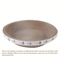 Durable Round Cat Scratcher Bed Corrugated Paper Cat Toy
