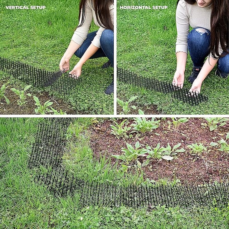 12pcs Pet Deterrent Mat for Cats - Keep Furniture Safe with Scat Mat Spikes