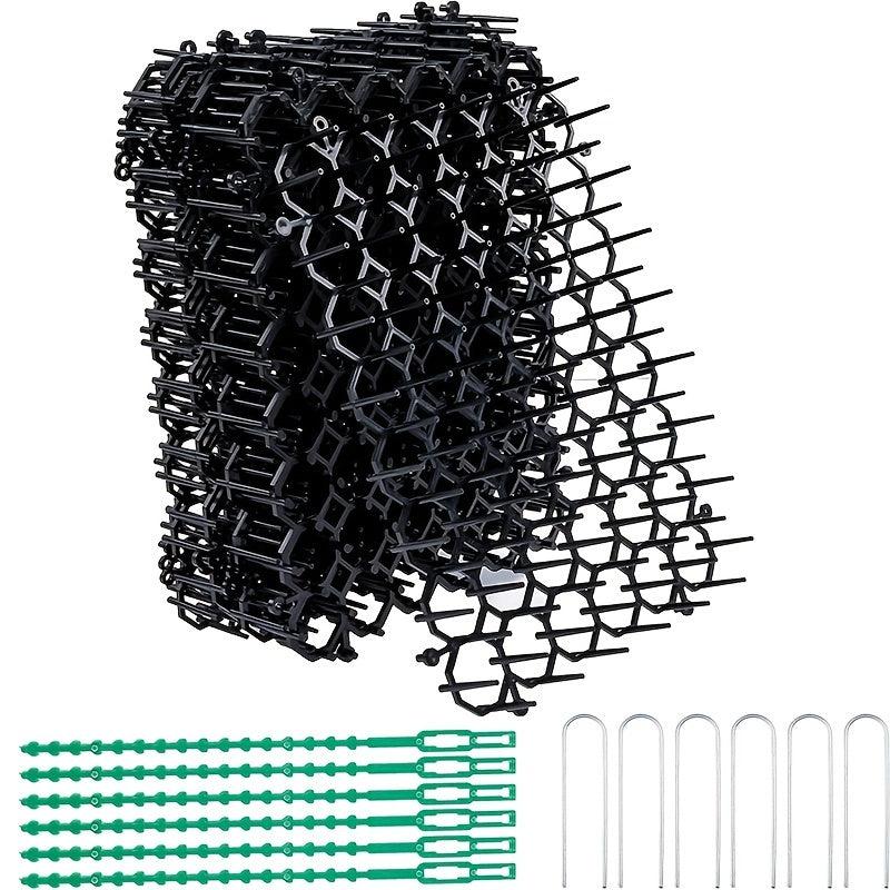 12pcs Pet Deterrent Mat for Cats - Keep Furniture Safe with Scat Mat Spikes
