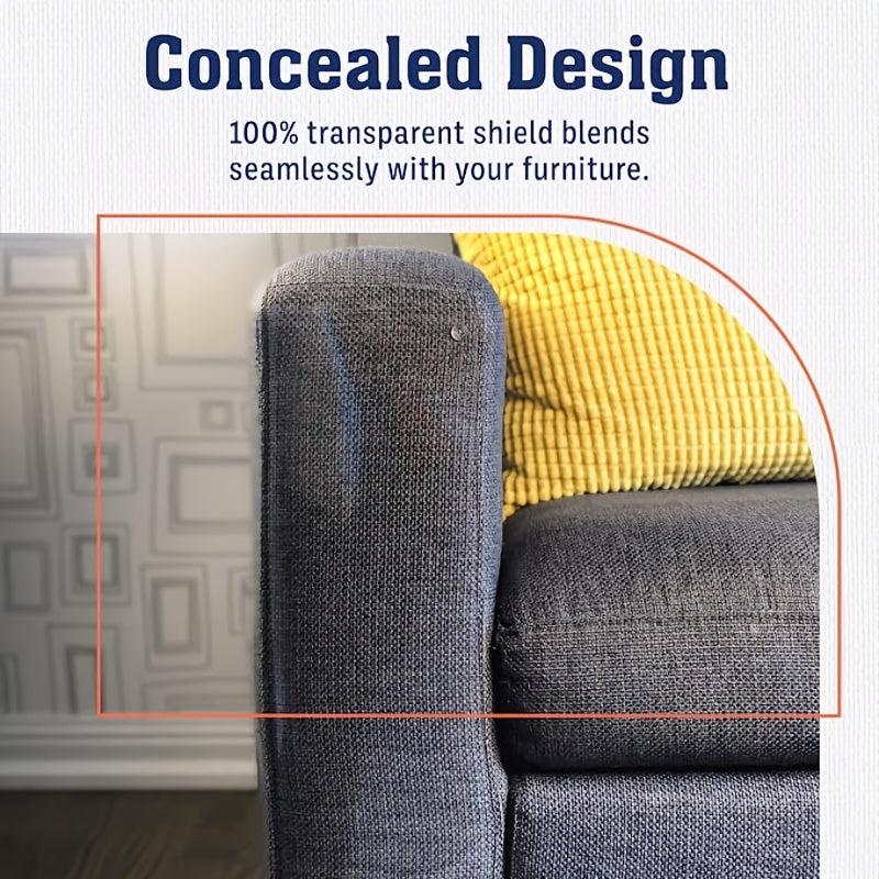 Cat Scratch Protector for Furniture Sofa Shield with Self Adhesive Pads