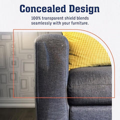 Cat Scratch Protector for Furniture Sofa Shield with Self Adhesive Pads
