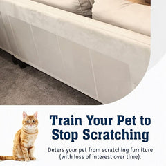 Cat Scratch Protector for Furniture Sofa Shield with Self Adhesive Pads