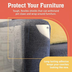 Cat Scratch Protector for Furniture Sofa Shield with Self Adhesive Pads