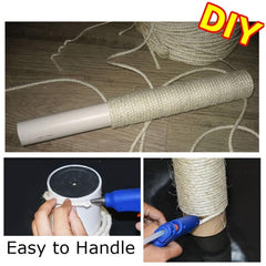 Sisal Rope For Cats - Scratch Post Replacement - DIY Scratcher