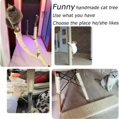 Sisal Rope For Cats - Scratch Post Replacement - DIY Scratcher