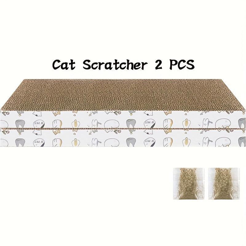 2pcs Cardboard Cat Scratcher Protect Furniture Keep Cat Happy