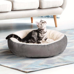 Round Cat Bed Pet Kennel Soft Mat