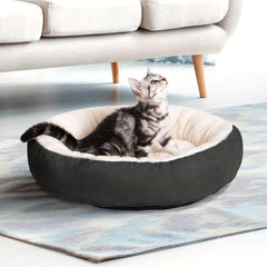 Round Cat Bed Pet Kennel Soft Mat
