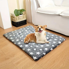 Thickened Pet Plush Mat Cat Sleeping Mat Reversible Fleece Dog Blanket Mat