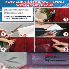Pet Scratch Furniture Protector Cat Scratch Deterrent Tape