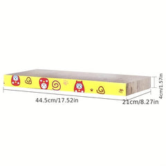 Durable Cat Scratching Pad with Corrugated Cardboard Scratcher