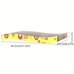 Durable Cat Scratching Pad with Corrugated Cardboard Scratcher