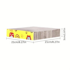 Durable Cat Scratching Pad with Corrugated Cardboard Scratcher