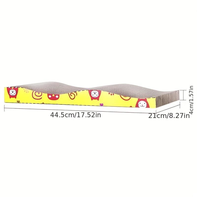 Durable Cat Scratching Pad with Corrugated Cardboard Scratcher