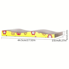 Durable Cat Scratching Pad with Corrugated Cardboard Scratcher