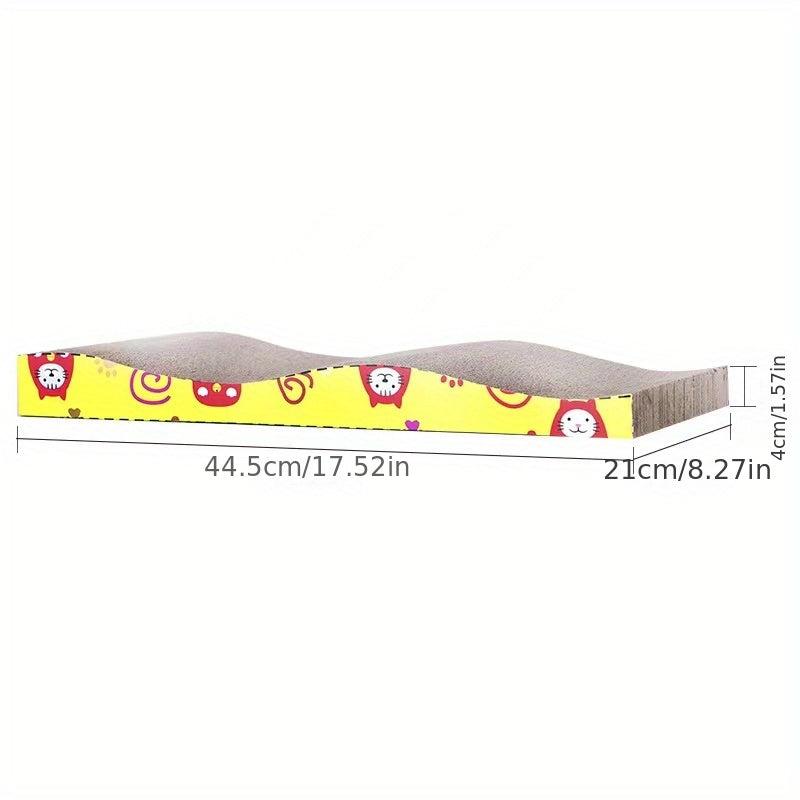 Durable Cat Scratching Pad with Corrugated Cardboard Scratcher