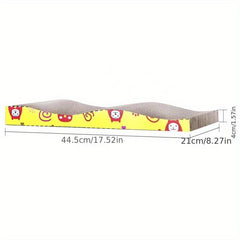 Durable Cat Scratching Pad with Corrugated Cardboard Scratcher
