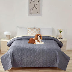 Waterproof Pet Blanket for Sofa Non Slip Reusable Dog Bed Cover Large Size