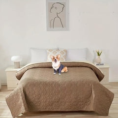 Waterproof Pet Blanket for Sofa Non Slip Reusable Dog Bed Cover Large Size