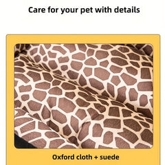 Leopard Pet Cat Nest Soft Bed for Cats and Dogs